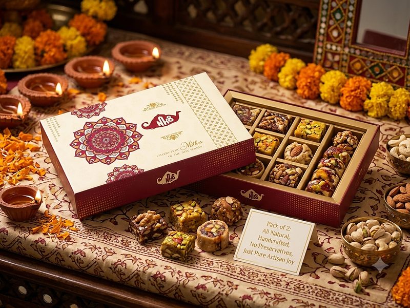 Gourmet Dry Fruit Sweet Box of 2