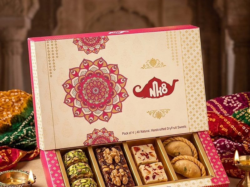 Gourmet Dry Fruit Sweet Box of 4